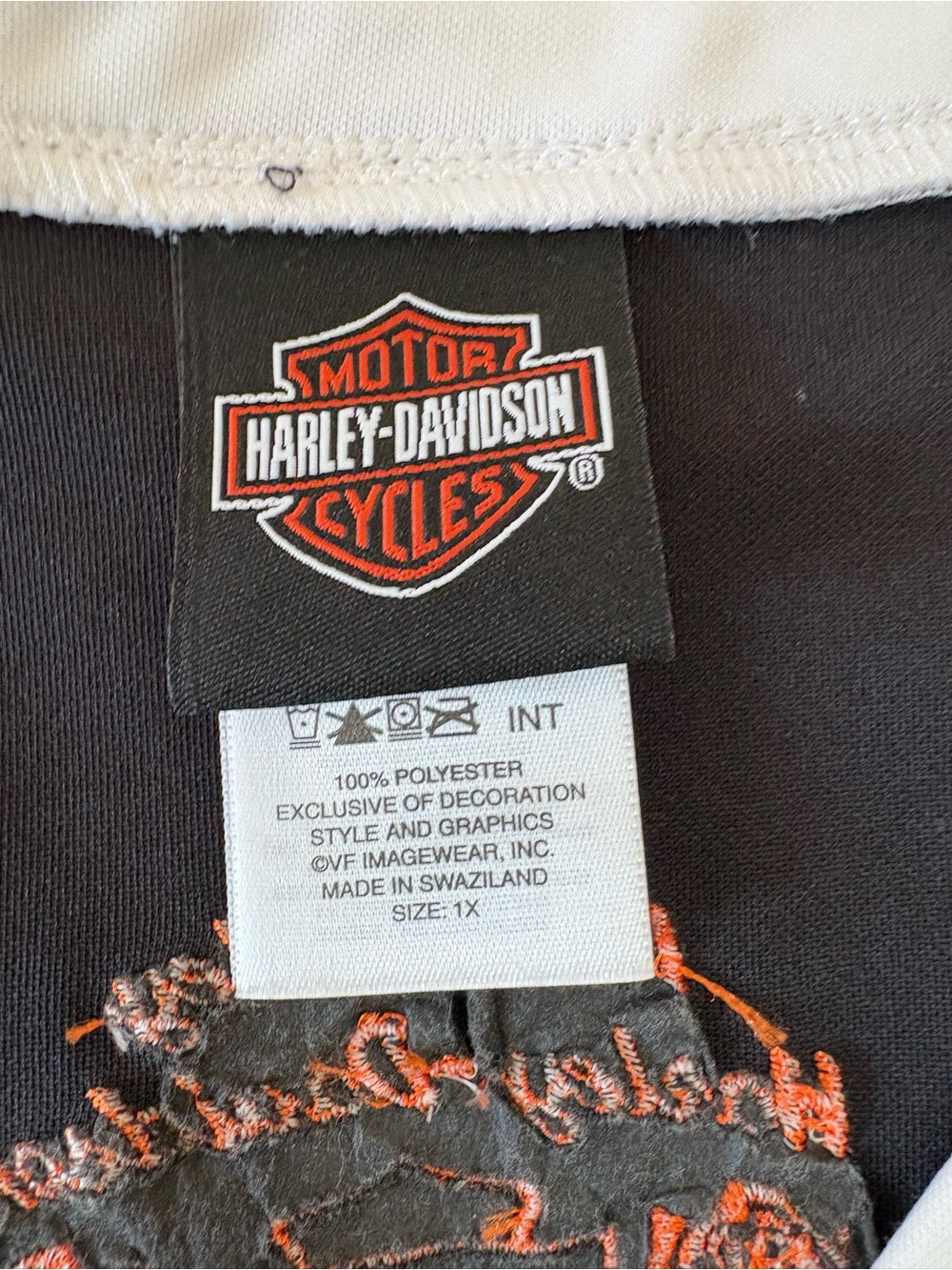 WOMEN'S HARLEY-DAVIDSON 3 Snap Jersey Shirt Iron Valley Manheim PA XL - Picture 5 of 10